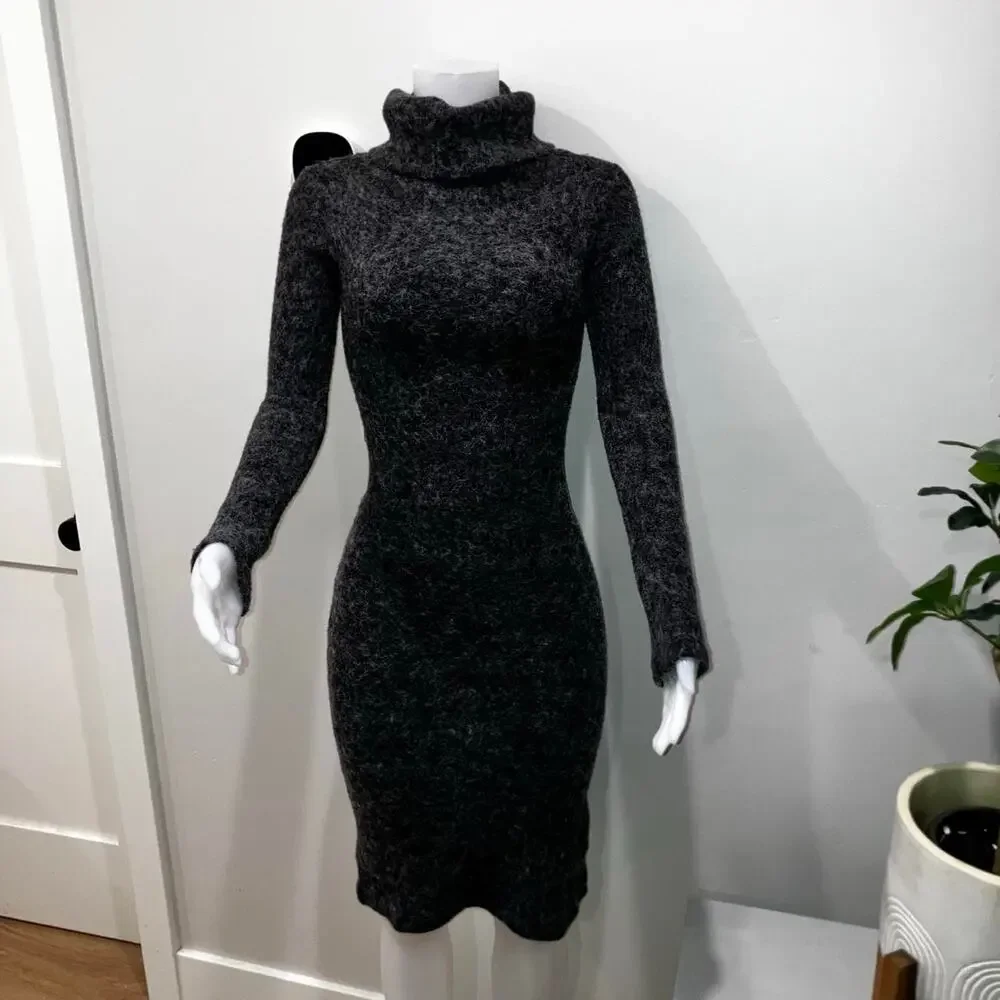 Vintage 90s y2k turtleneck dress